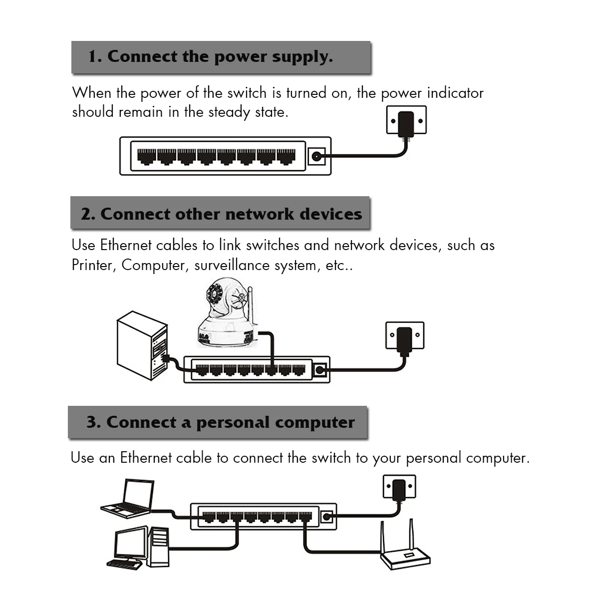 5-Порты/8-Порты сетевой коммутатор 10/100 Мбит/с Gigabit Ethernet сетевой коммутатор Gigabit Интернет концентратор для ТВ компьютер игровая консоль