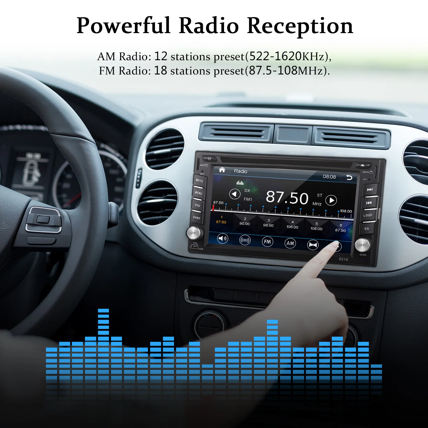 Zeepin 2din автомобильный dvd плеер gps Bluetooth AM FM стерео радио 6 2 &quotHD сенсорный экран