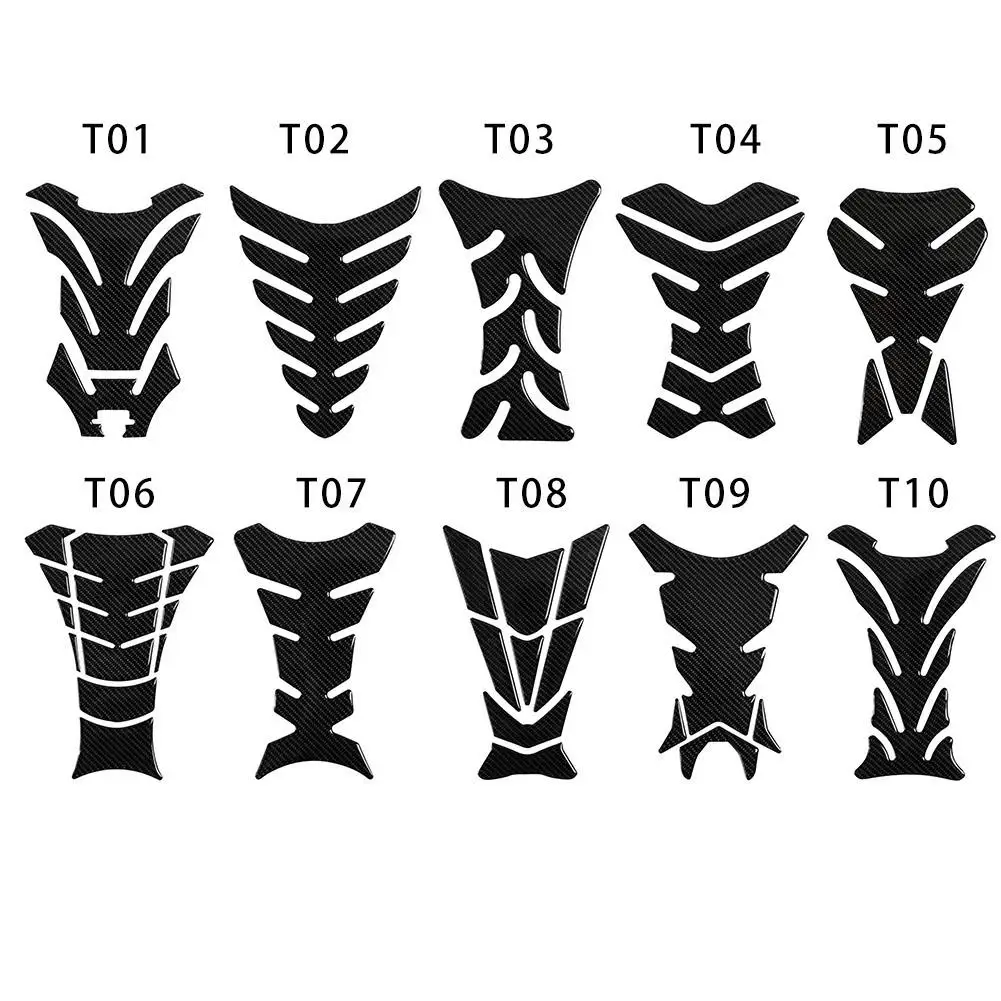 

Motorcycle 5D Sticker Carbon Gas Fiber Oil Tank Stickers Fish Applique Universal Modification Decals Car Motorcycle Sticker