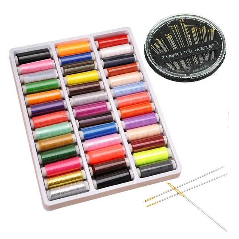 

39Color 200Yard Sewing Thread Sewing Tools Quilting Supplies Polyester Embroidery Thread For Sewing Stitching Sewing Accessories