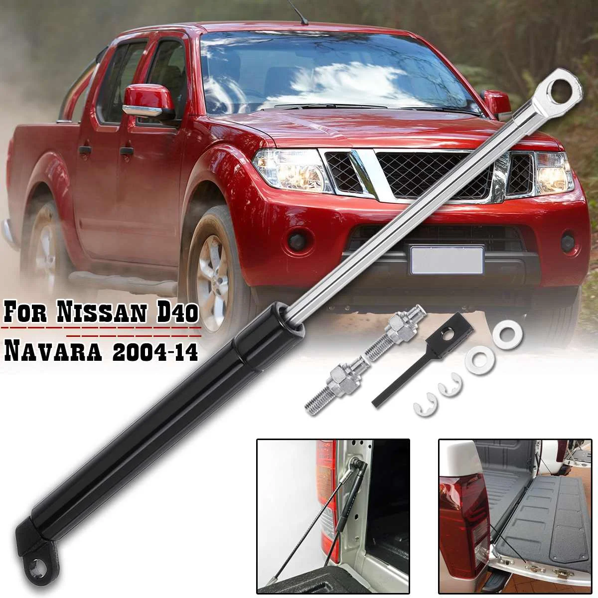

Rear Liftgate Tailgate Slow Down Trunk Gas Shock Strut Lift Supports Fit For Nissan D40 Navara 2004-2014