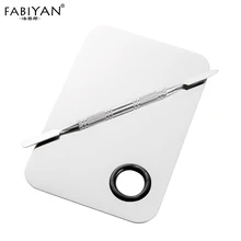 Лопатка из нержавеющей стали шпатель стержень косметика для ногтей косметический гель лак основа крем тени для век смешивающие Инструменты маникюр