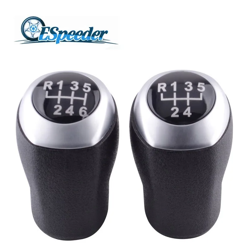 ESPEEDER Car Manual Gear Head Shift Knob Shifter Lever Knob 5/6 Speed