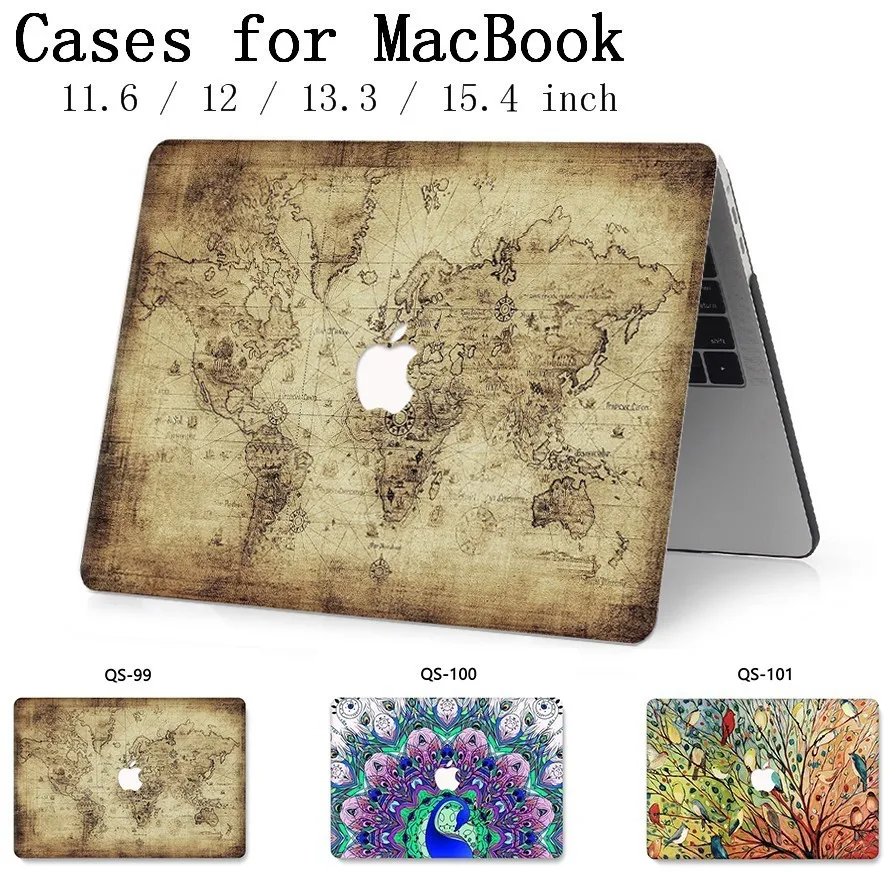 

For Notebook MacBook Laptop Case New Sleeve For MacBook Air Pro Retina 11 12 13.3 15.4 Inch With Screen Protector Keyboard Cove