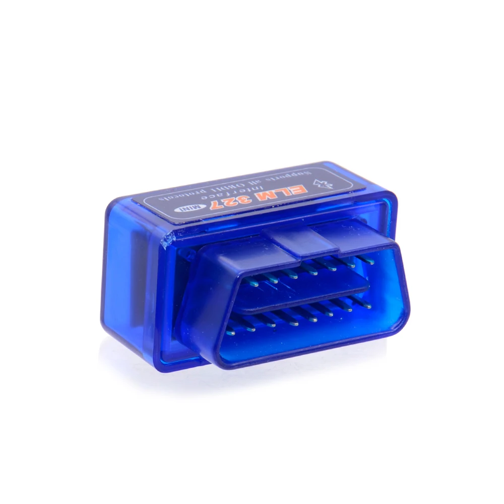 10 шт. Супер Мини ELM327 Bluetooth OBD2 V2.1 Черный Синий умный Автомобильный диагностический