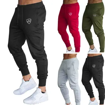 

New Men's Long Sport Elastic Pants Gym Slim Fit Trousers Running Joggers Gym Sweatpants