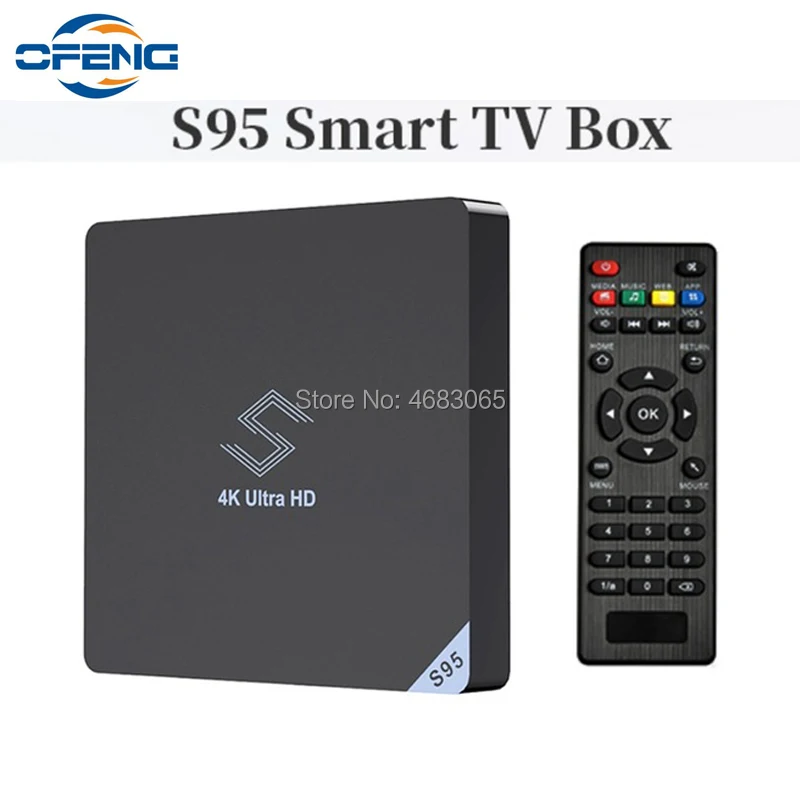 Amlogic S905X2 Android 8.1 S95 TV BOX 4 GB LPDDR4 32 GB 2,4 GHz + 5,8 ...