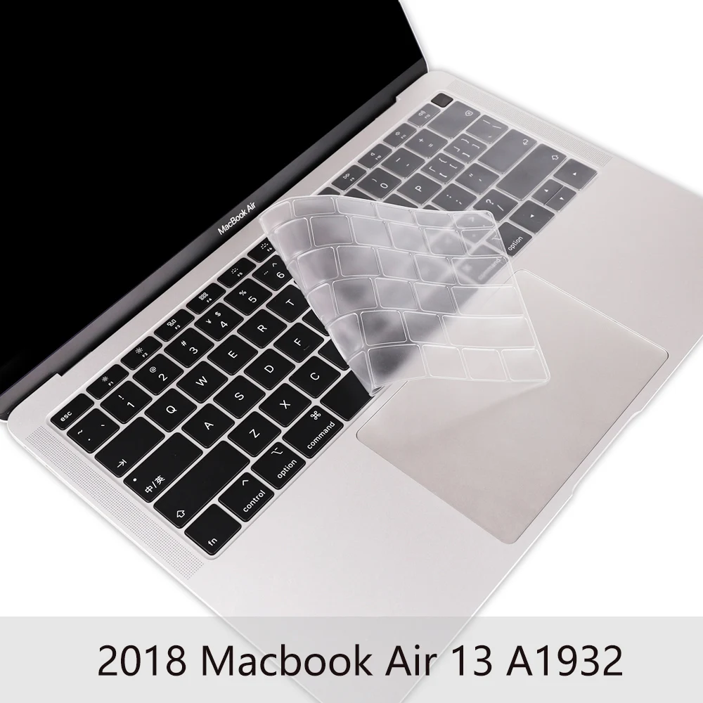 Redlai американский английский силиконовый чехол для клавиатуры протектор MacBook Air 13
