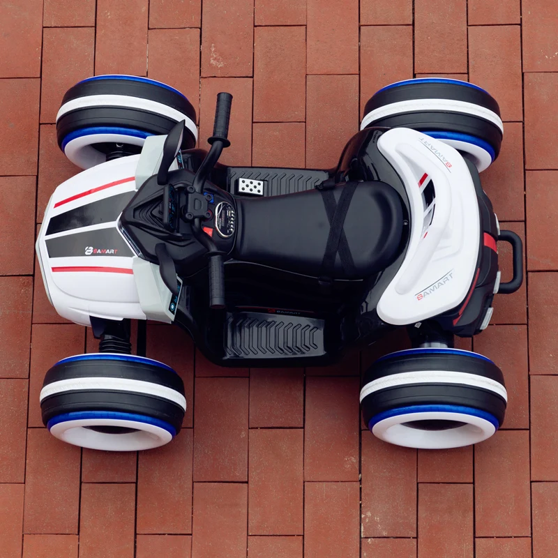 2019 Детская электрическая машина Rideable светящийся четырехколесный мотоцикл с