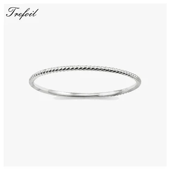 

Bangles Bracelet Classic Rope,2018 New Fashion Jewelry Accessories Basic Trendy 925 Sterling Silver Gift For Women