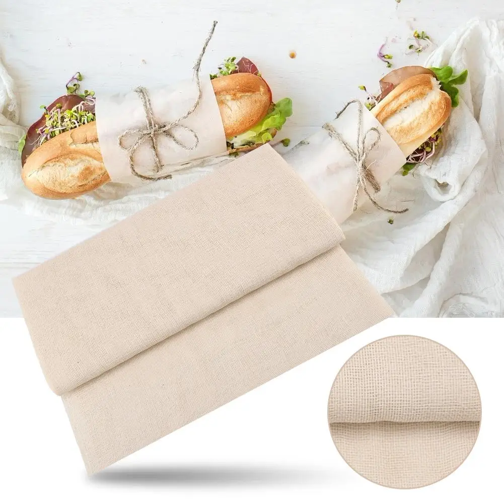 

100% Unbleached Cotton Fabric Cheesecloth Ultra Fine Butter Cheese Wrap Cloth Eco-friendly Cooking - Strainer (Grade 50-4Yards)