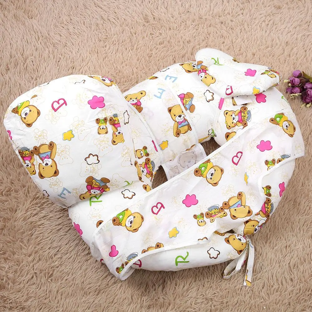 Одноцветные U образный натуральный хлопок Грудное вскармливание подушка, подушка для младенцев для обниматься детское кормящих Грудное вскармливание подушка для опоры поясницы