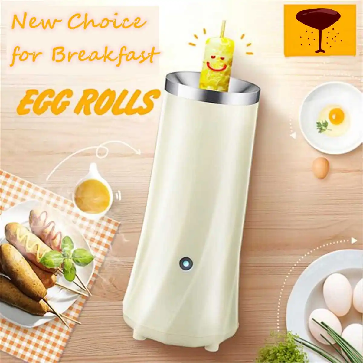 

Kitchen Cooling Eggs Cooker Master Automatic Electric Mini Eggs Roll Maker Omelette Breakfast boiled Auto Cooking Appliances