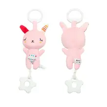 Музыкальная кукла детская коляска вокальная игрушка детская кроватка мультяшная плюшевая подвесная кровать аппетитные животные куклы погремушки утешительная игрушка