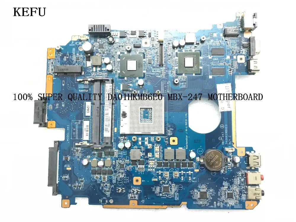 Kefu MBX-247 DA0HK1MB6E0 для охлаждающий вентилятор SONY VPC EH серийная материнская плата для ноутбука DDR3 HM65 с видеокартой