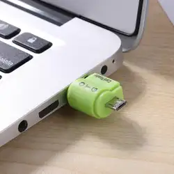 Двойной использование 2 в 1 OTG кардридер USB 2,0 адаптер SD карта устройство для чтения карт TF для телефона компьютер кардридер для Android телефон