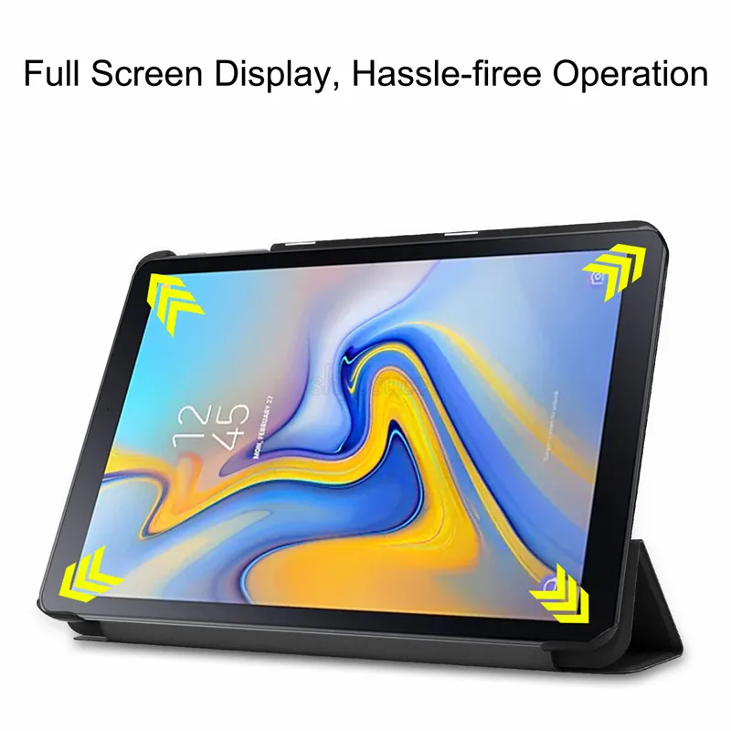 Для samsung Galaxy Tab Advanced2 SM T583 искусственная кожа тонкая Folio Stand чехла принципиально