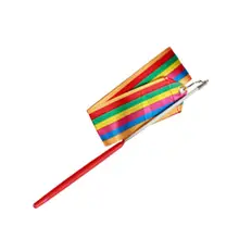 Гимнастическое искусство гимнастика скручивание балета танец, лента Открытый 60 см/23,6 дюймов шоу, игровая площадка и т. д. 6 метров