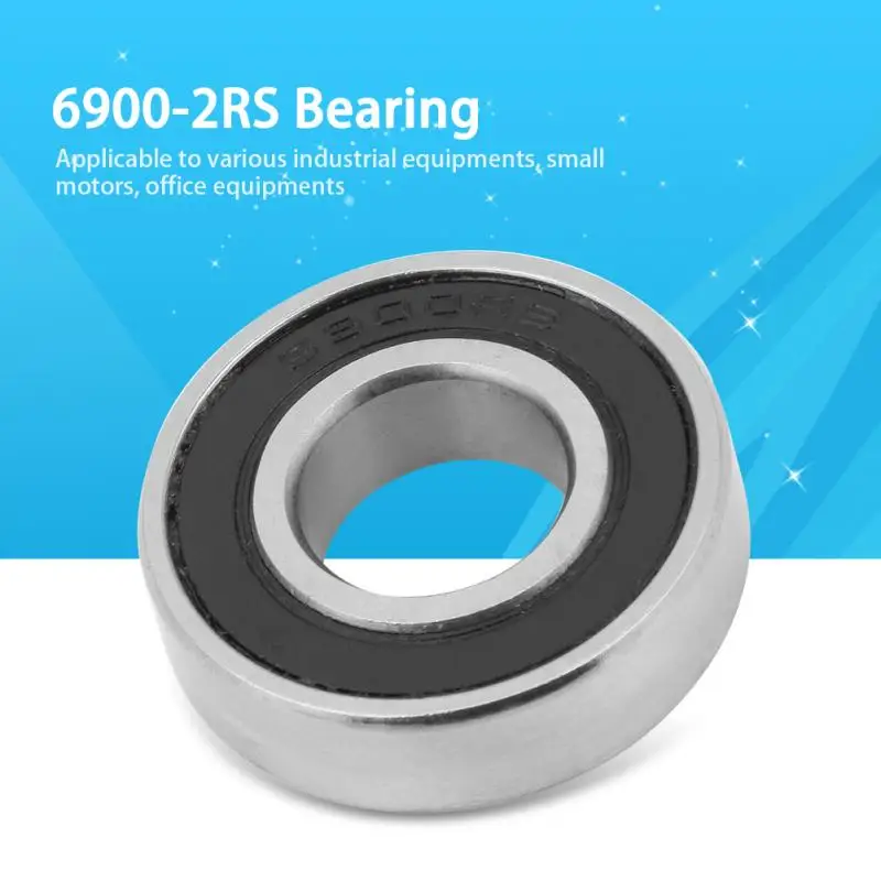 

10Pcs/set 6900-2RS Deep-groove Bearings Rubber Sealed Ball Bearings 10mm*22mm*6mm Metal Bearing rodamientos