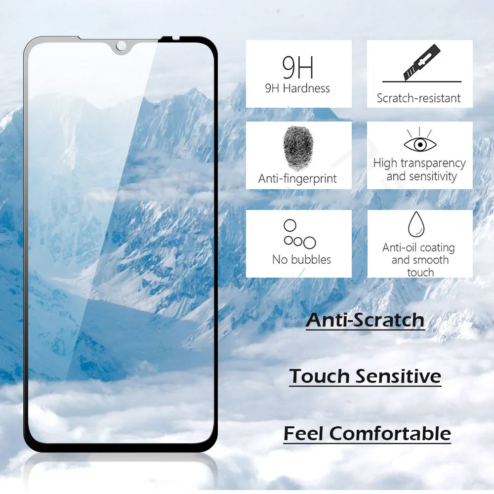 Защитное стекло JONSNOW на весь экран для Xiaomi Mi 9 8 Lite закаленное Redmi 7A Note 7 6 Pro K20 9T