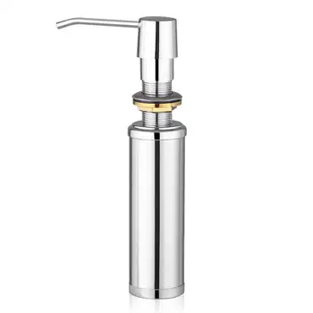 

250ML Stainless Steel Liquid Soap Dispenser Bottle Kitchen Bathroom Shower Lotion Shampoo Pump High Quality