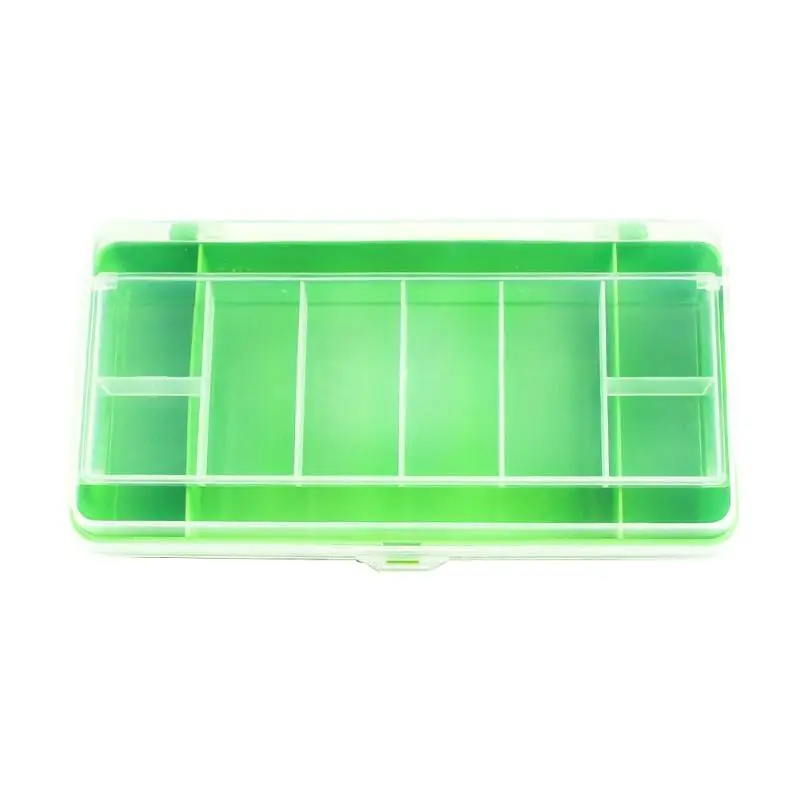 Приманка 2 слоя ABS Прозрачная крышка рыболовные снасти Коробка для хранения приманки