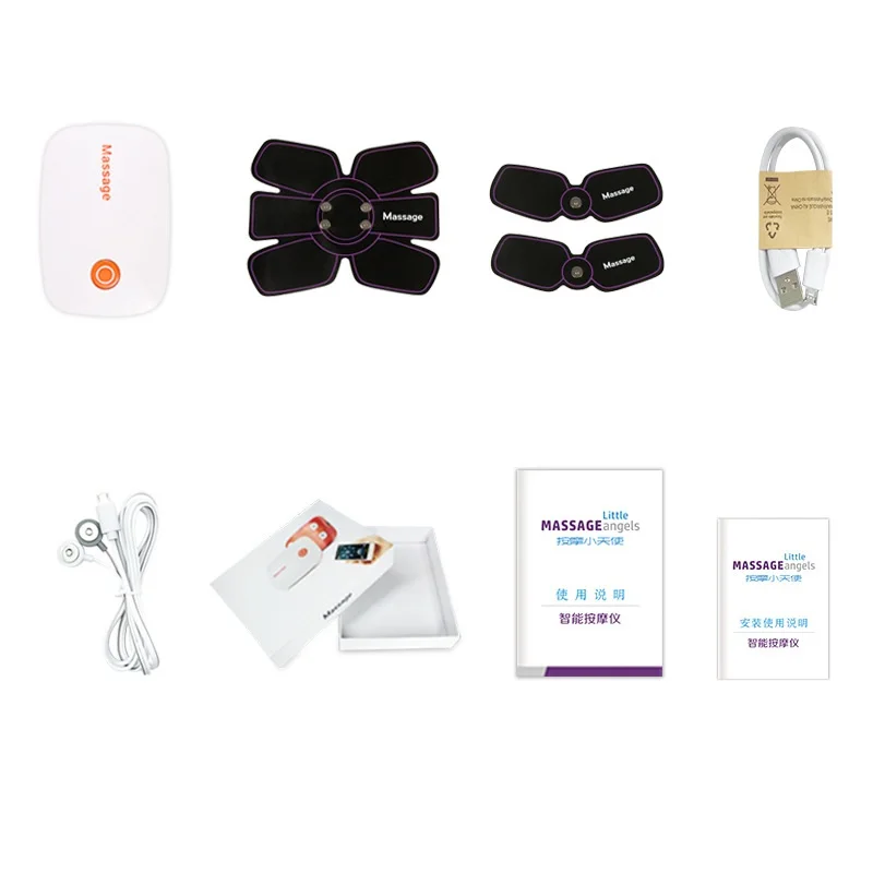 Mobile APP Smart Device EMS Abdominal Arm Muscle Trainer Electronic Stimulator Exerciser Machine Body Slimming Fitness Equipment