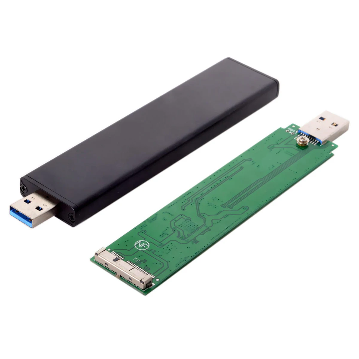 Usb 3 0 до 17 + 7Pin Ssd Hdd жесткий диск картридж для 2012 Macbook Air A1465 A1466 Pro A1425|Корпус жесткого