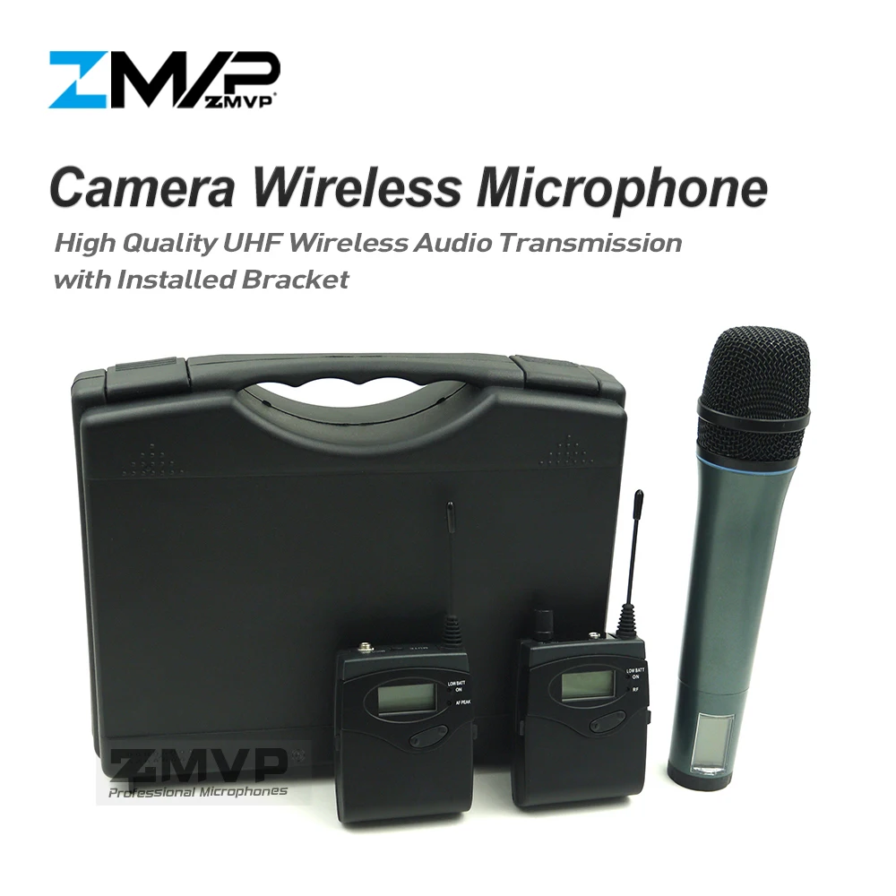 

Free Shipping! 1038 G2 Wireless Microphone System with Bodypack Handhold Transmitter For DV DSLR Camera Camcorder Interview
