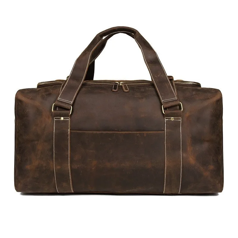 

High Quality Men Travel Duffle Bags Waterproof Cow Leather HandbagsFor Women Large Capacity Weekend Bags Man Shoulder Bag