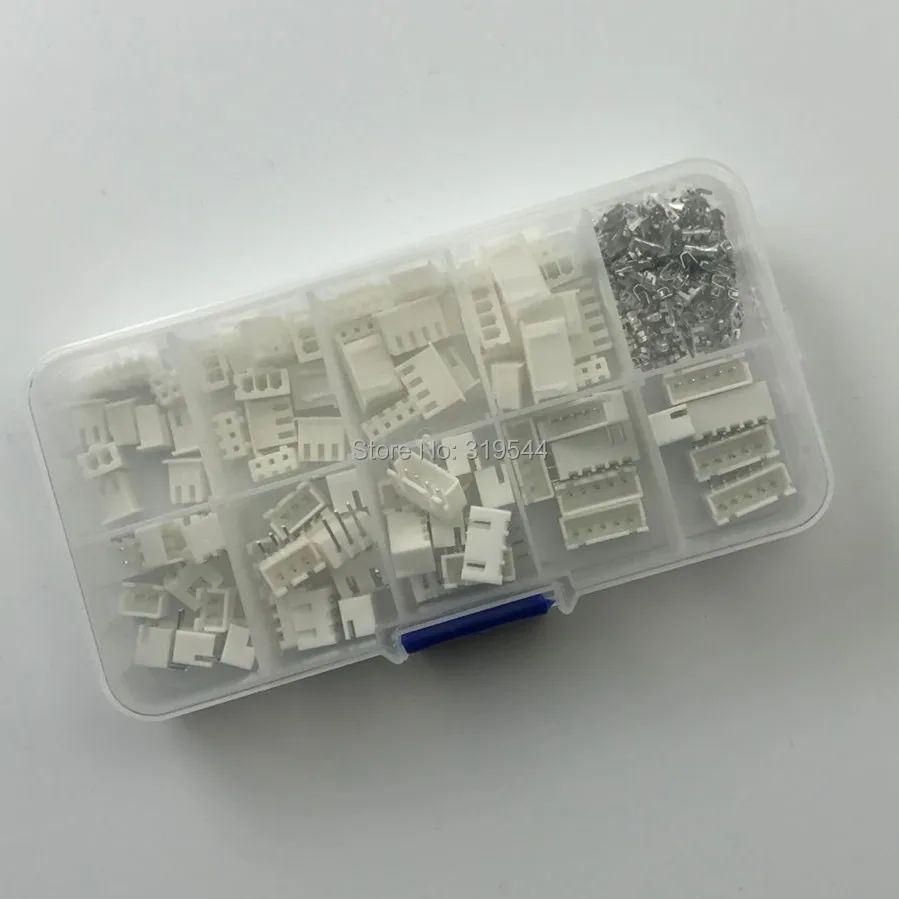 

230pcs/LOT XH2.54-AW 2P 3P 4P 5PIN 2.54mm Pitch Terminal Kit / Housing / Pin Header JST Connector Wire Connectors Adaptor XH-AW
