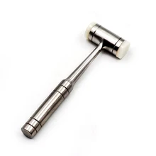 Dental Teeth Bone Surgical Extraction Tool Bone Mallet Hammer Stainless Steel Handle Autoclave Dentist Instrument Free shipping dental instrument straight sissor bone rongeur forcep dentist equipment dentistry tooth denture teeth tool free shipping