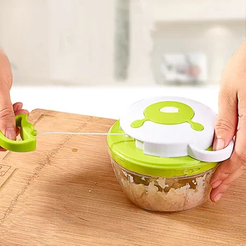 

470ml Large Capacity Multifunction Hand Pulling Meat Grinder Vegetable Chopper Cutter Garlic Cutter Shredder Food Processor