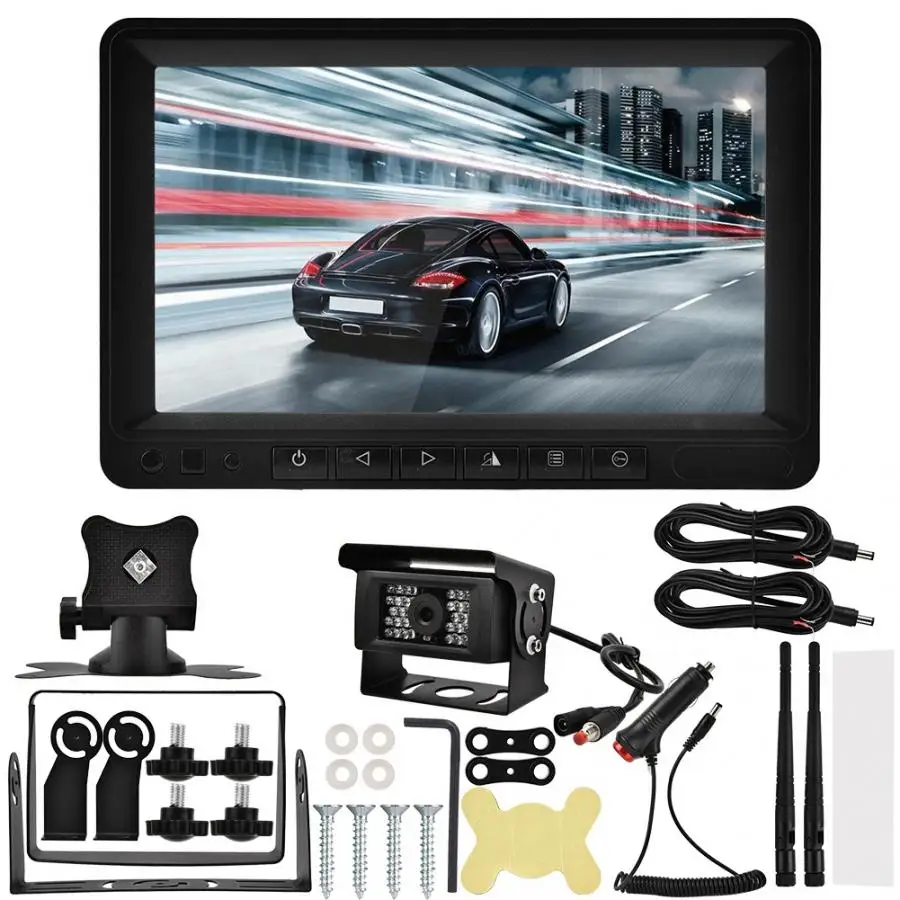 

Security Camera IP Camera Digital Wireless Rear View System 7in HD Monitor Reverse Camera Night DC12-36V Camaras De