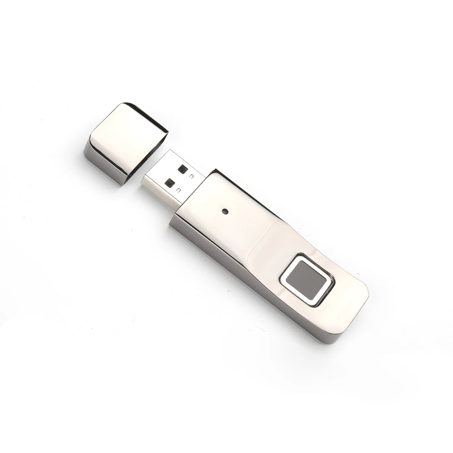

Fingerprint U Disk Metal Design High-speed Recognition Fingerprint Encrypted Memory USB Stick Data Security Protection Identif