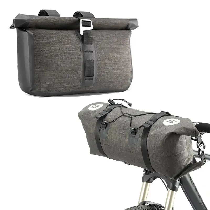 

14L-15L Bike Front Tube Bag Waterproof Bicycle Handlebar Basket Pack Cycling Front Frame Pannier Bicycle Accessories