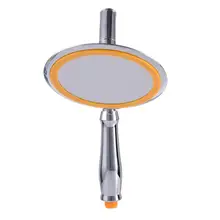 Bathroom Top Spray Round 6 Inch Rain Shower Head 360 Rotating Water Saving Powerful High Pressure Showerheads Bathroom Spray