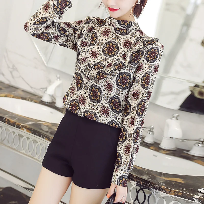 NIJIUDING 2019 new arrived fashion women blouse long