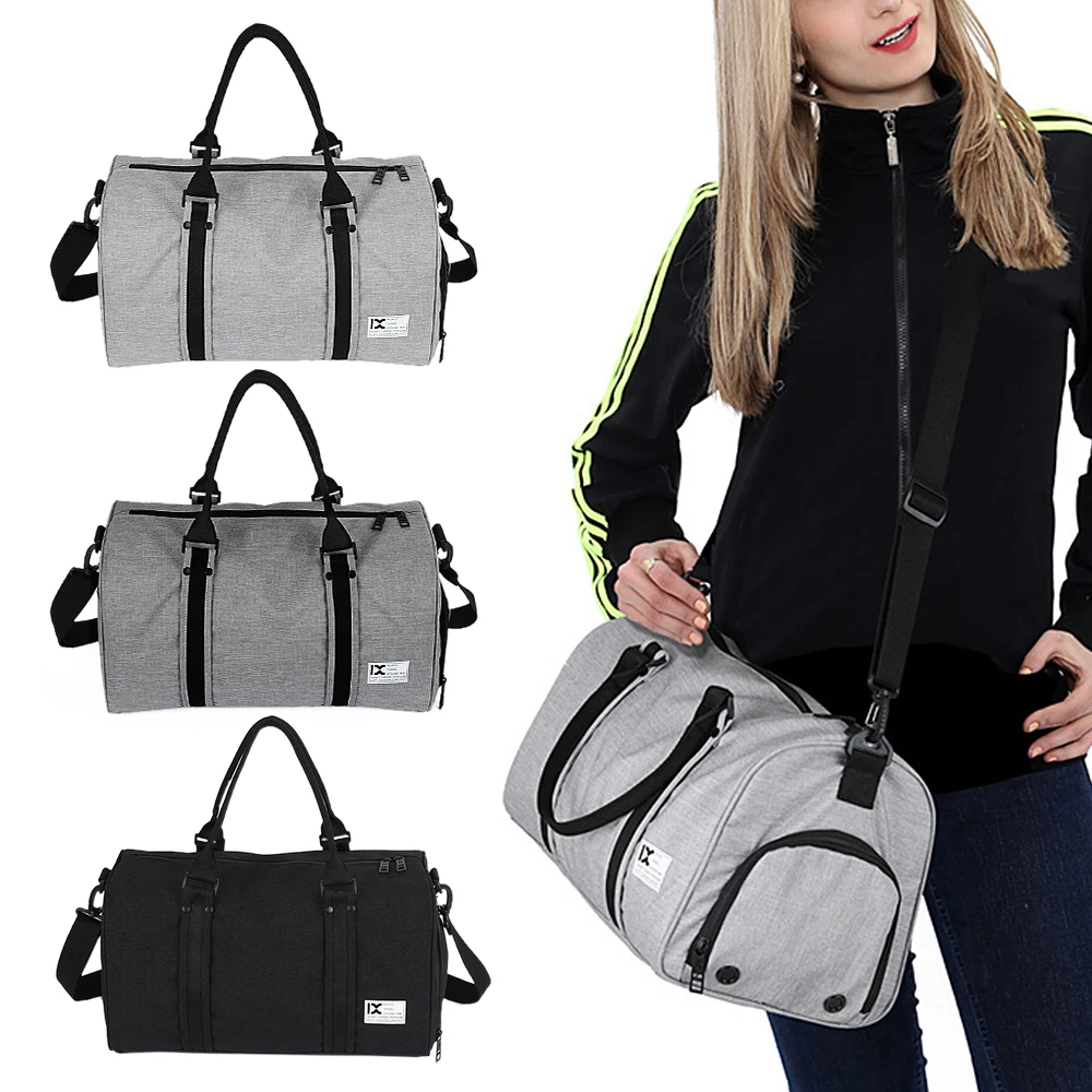 

28L Fitness Bag Women Men Gym Bag Waterproof Duffele Travel Tote Bag with Separate Shoe Compartment Outdoor Sports Backpack