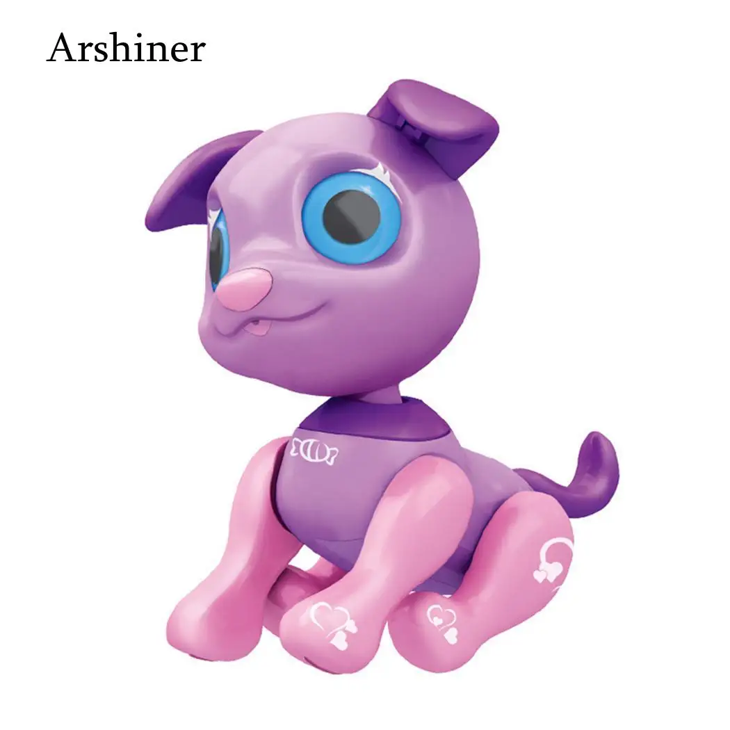 Interactive Smart Puppy Robotic Dog voice-activated touch recording LED Eyes Sound Recording Sing Sleep Cute Toy Smart pet dog