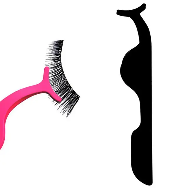 Cheap 1pcs Plastic Eyelashes Extension Tweezers Auxiliary Clamp Clips Practice Beauty Eye Lash Makeup Tools Cheap 1pcs Plastic Eyelashes Extension Tweezers Auxiliary Clamp Clips Practice Beauty Eye Lash Makeup Tools
