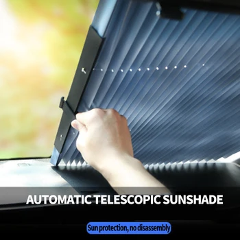 

Car Window Sunshade Retractable Foldable Windshield Sunshade Cover Shield Curtain Sun Shade Block Anti-UV Car Window Shade