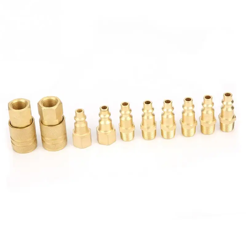 10 шт. 1/4 &quotNPT Accessoyy линейный шланг для воздушного компрессора Быстрый зацепной