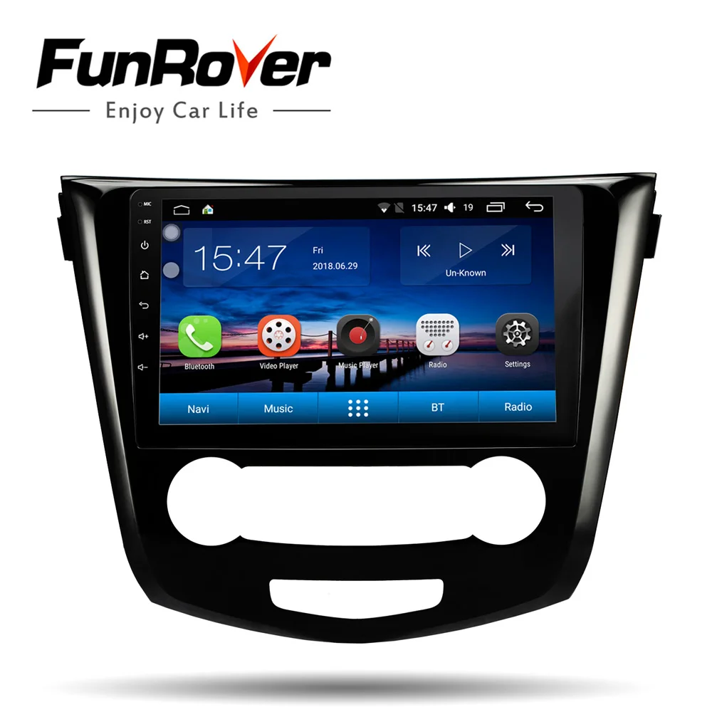 

Funrover 10.1"android 8.0 2 din Car dvd multimedia for Nissan Qashqai 2014-2017 car radio stereo gps navigation head unit player