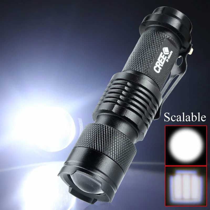 

DE.SOUL Aluminum Alloy Light Flashlight Portable Mini Penlight LED Outdoor Riding Shockproof Waterproof Electric Torch