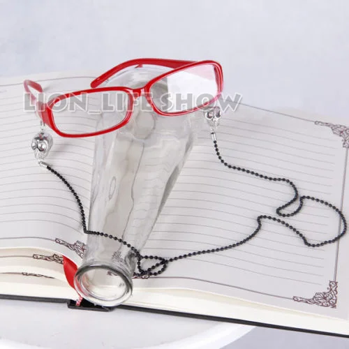 

Black Butler Grell Sutcliff Red Skull Chain Glasses Cosplay Accessorie