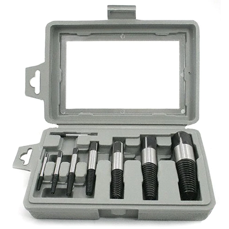 

Broken Head Screw Extractor 8 Piece Set Bolt Extractor Broken Head Screw Extractor Take Screw Tool Set