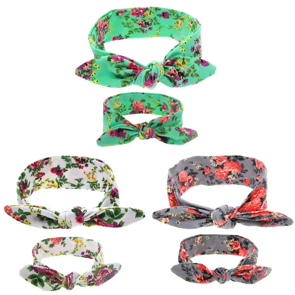 Mommy And Me Headbands Hair Band Bow Knot Headbands Baby Hair