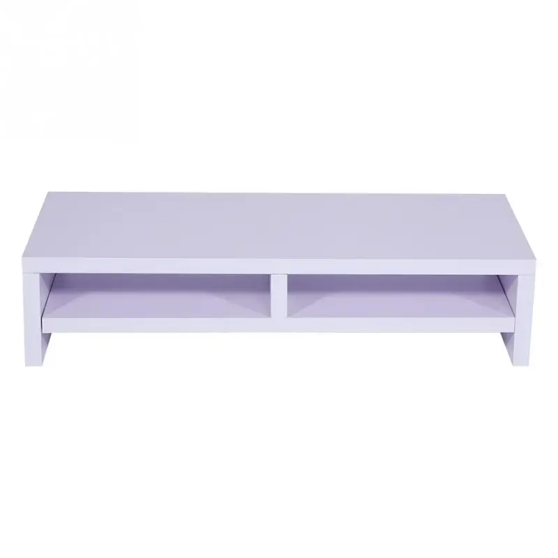 

1Pcs Desktop Monitor Stand LCD TV Laptop Rack Computer Screen Riser Shelf Office Desk White Wholesale
