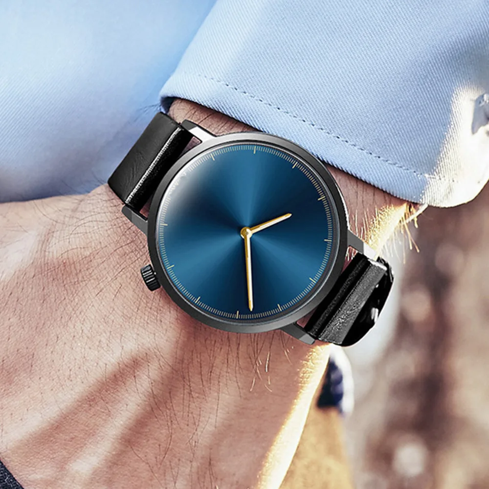 Blue Clock Luxury Watch Reloj Hombre Men's Watches Water Resistant Chronograph Luminous Hands Wristwatch For Men Saat Montre Blue Clock Luxury Watch Reloj Hombre Men's Watches Water Resistant Chronograph Luminous Hands Wristwatch For Men Saat Montre